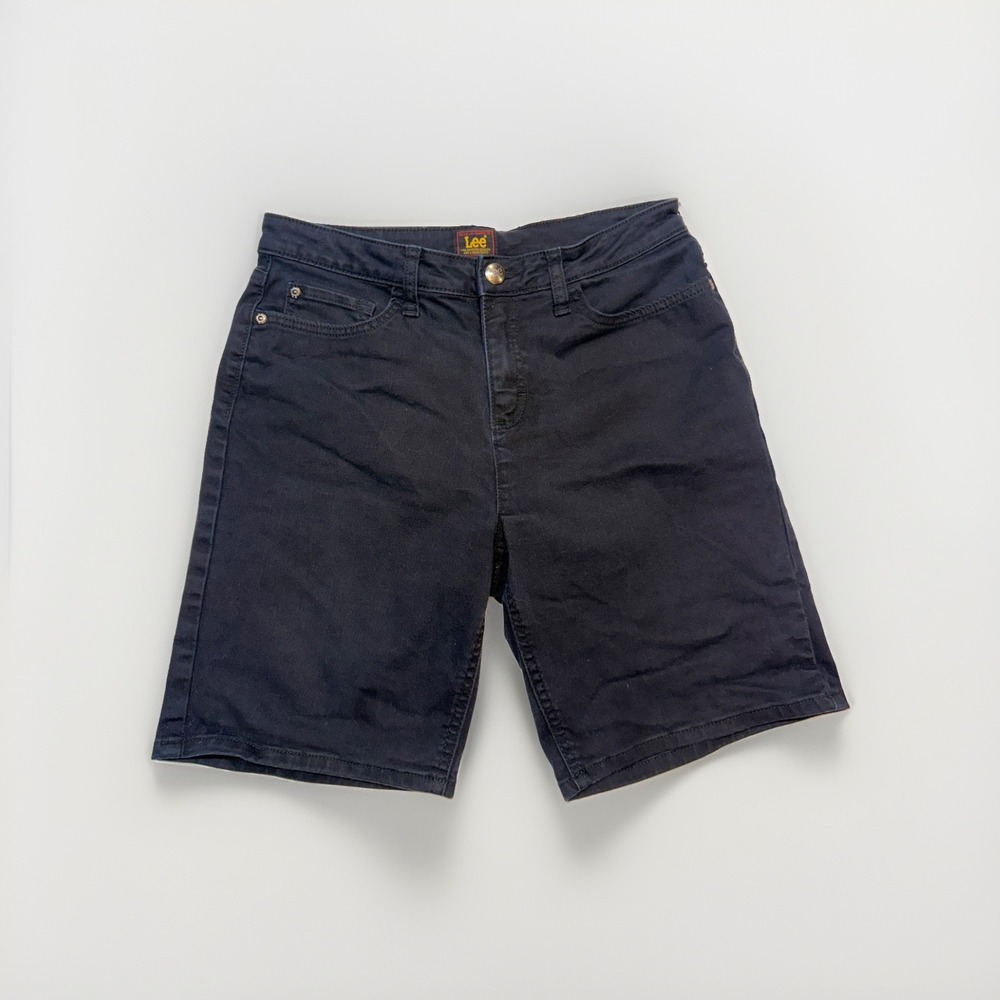 Women's Lee Black Denim Shorts size 8